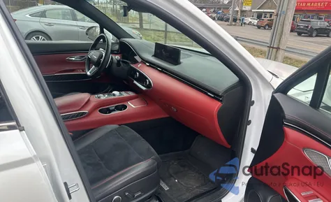 2022 Genesis Gv70 3.5T Awd Sport из США, поврежденный, VIN KMUMCDTC5NU011241